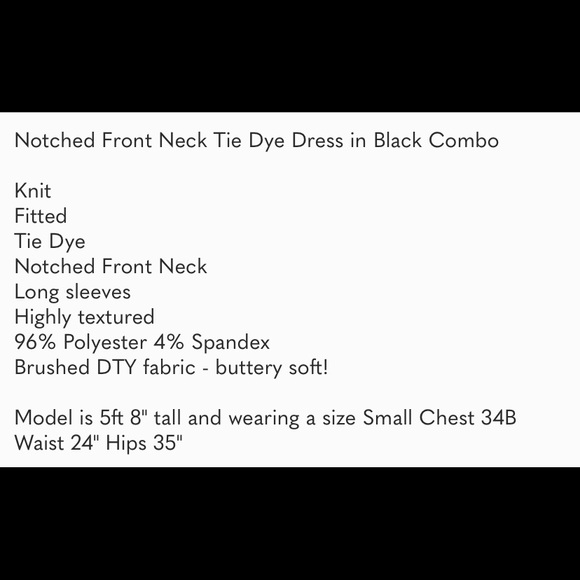 NWOT super comfy long sleeve dress - Picture 3 of 3